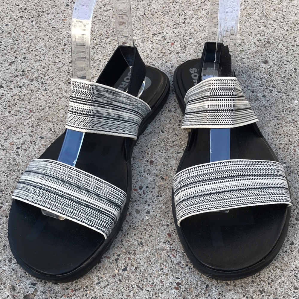 🌸Sorel Ella Striped Slingback sandals 🌸
